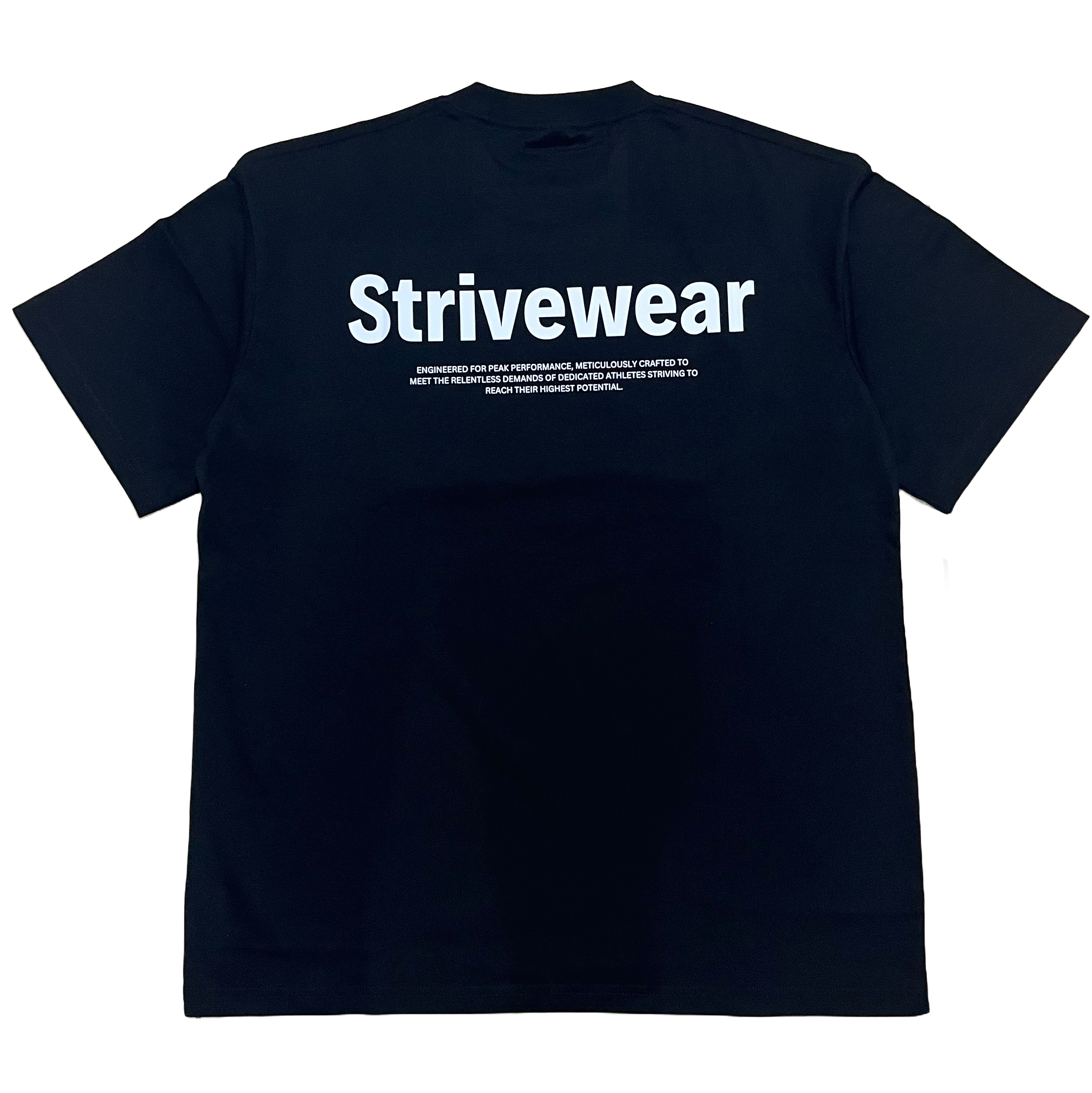 Black Oversized Essential Logo Tee