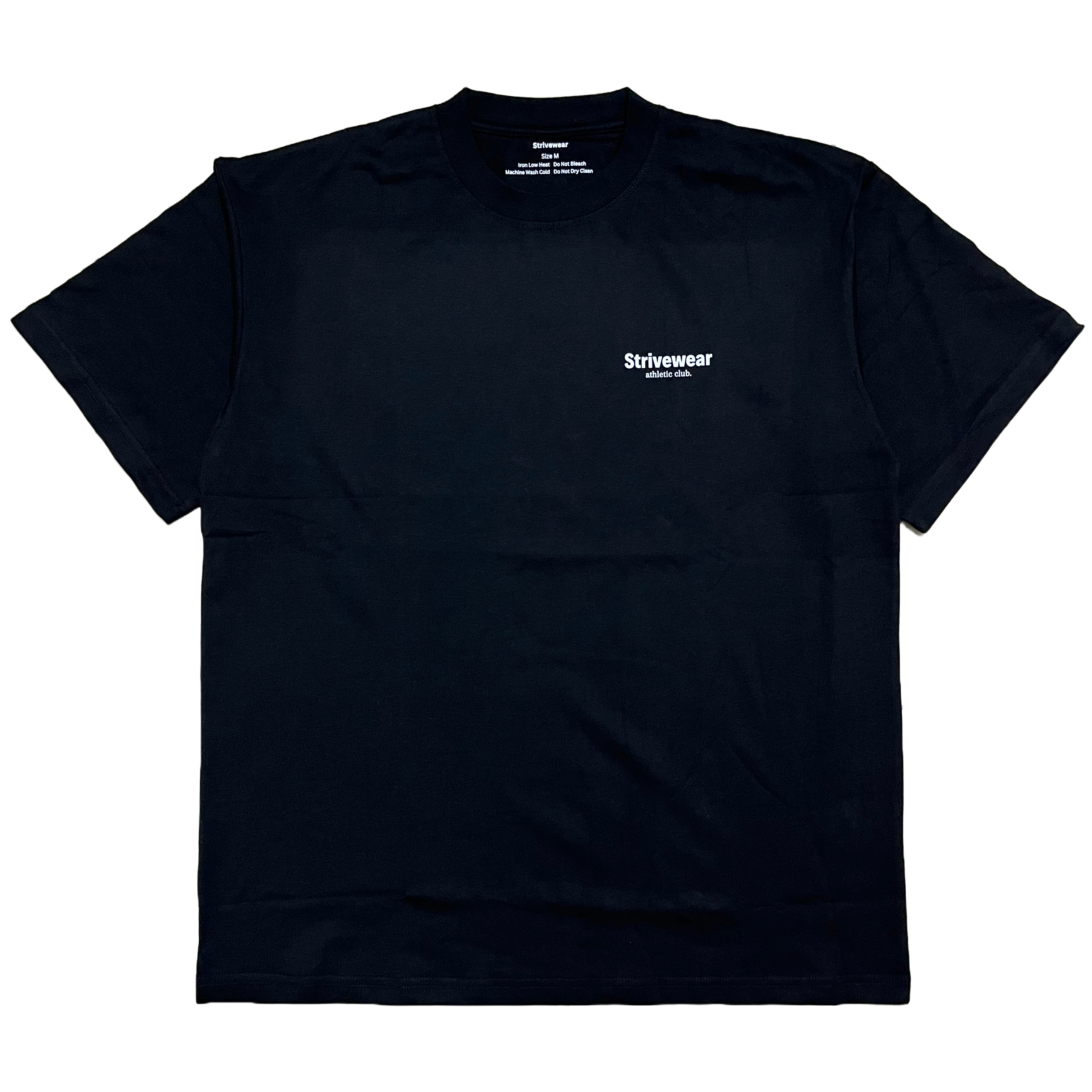 Black Oversized Essential Logo Tee